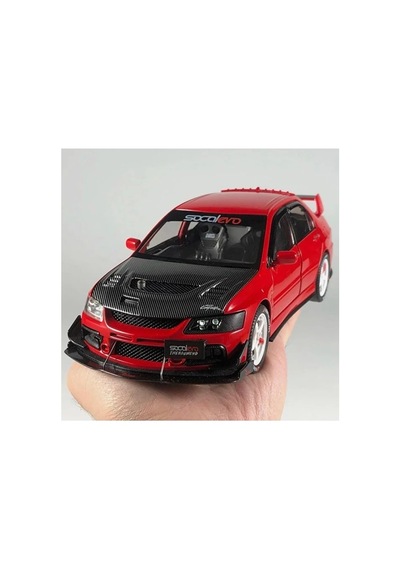 Hobbiez World Mitsubishi Lancer Evolution Kırmızı 1:24 Ölçekli Model Araba