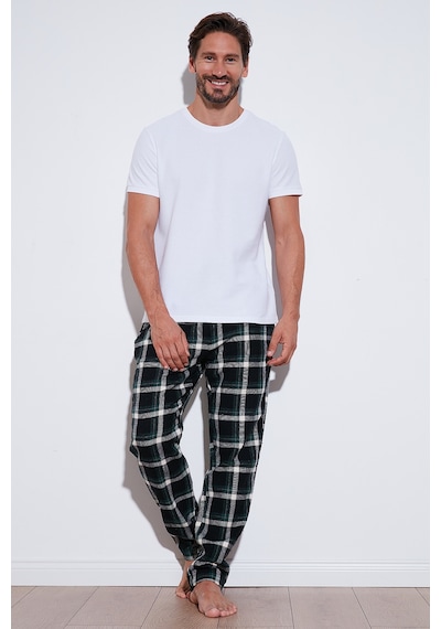 Buratti Erkek Pijama Altı 611pt00154 Siyah-yeşil Siyah-yeşil Siyah - Yeşil
