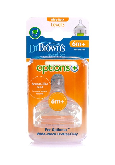 Db 3201 Dr Browns Geniş Ağız Options+ Biberon Emziği 6ay+ 5 Adet