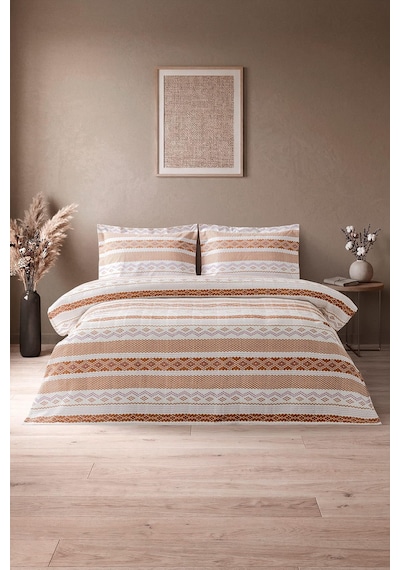 Ester %100 Pamuk Tek Kişilik Pike Takımı 160x220 Kiremit