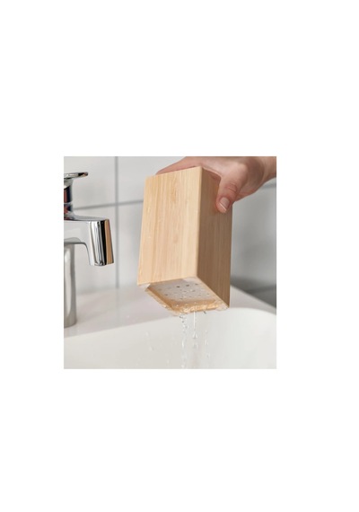 Ikea Stegesund Diş Fırçalık , Açık Bambu, 12 Cm