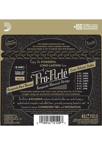 D'addario Ej46c Pro-arte Composite Klasik Gitar Tel Seti Sert/ha