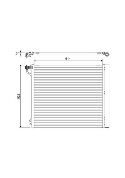 Valeo 822649 Klima Radyatörü Bmw E70 F15 F85 E71 E72 F16 F86 64509239944 -