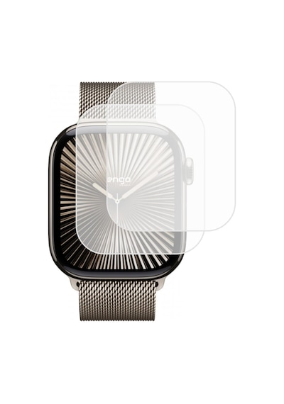 Apple Uyumlu Watch  10 42 Mm Ekran Koruyucu Şeffaf Tpu Film 2 Adet