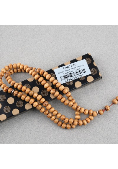 Şimşir Ağacı 99luk Tekerlek Kesim 7x5mm Namaz Tesbihi