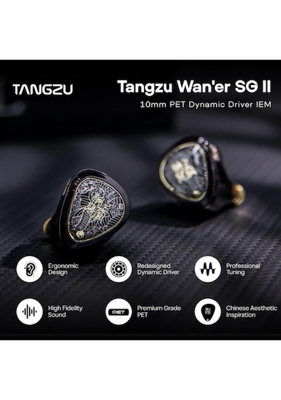 Tangzu Wan'er S.g 2 Kablolu Kulak İçi Kulaklık 3.5mm Mikrofonlu Sip117