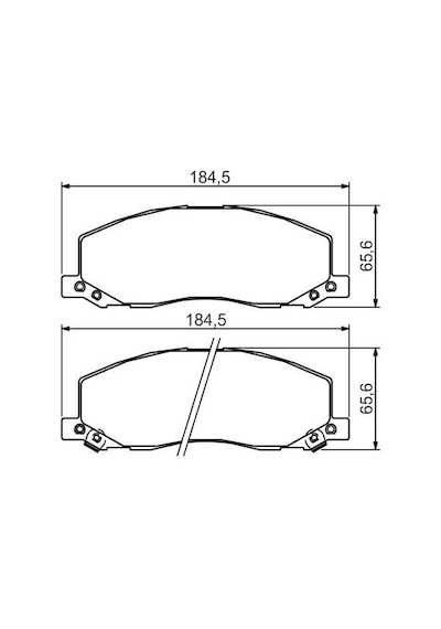 Opel Insignia 1.6Cdti 2015-2017 Bosch Ön Balata N11.4642