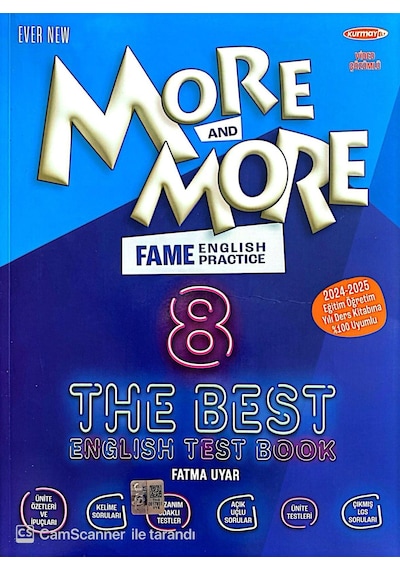 Kurmay Elt More And More 8. Sınıf Fame The Best English Test Book Yeni Basım