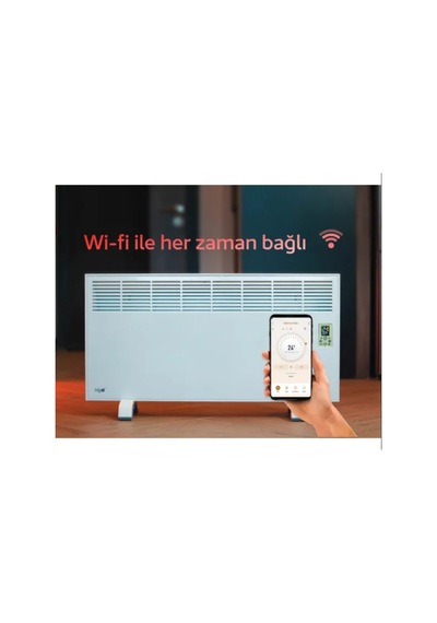 İvigo Epk4590e20w Dijital Profesyonel Konvektör 2000 Watt Beyaz Wifi
