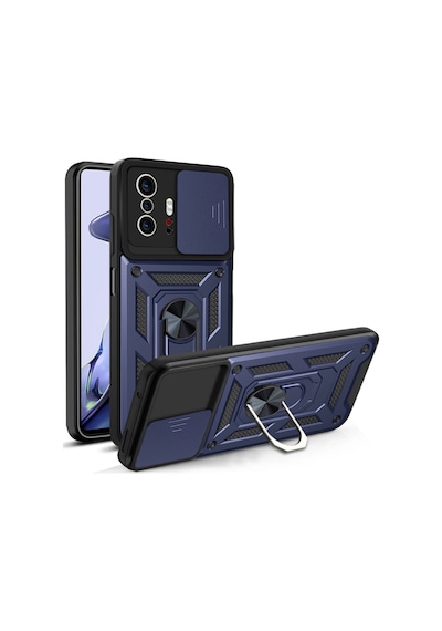 Nihcase Xiaomi 11t Pro Kılıf Magnetik Standlı Kamera Korumalı Slide Sürgülü Cover Kapak