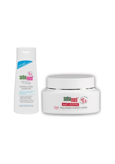 Sebamed Kepek Karşıtı Şampuan 400 ML + Sebamed Q10 Krem 50 ML