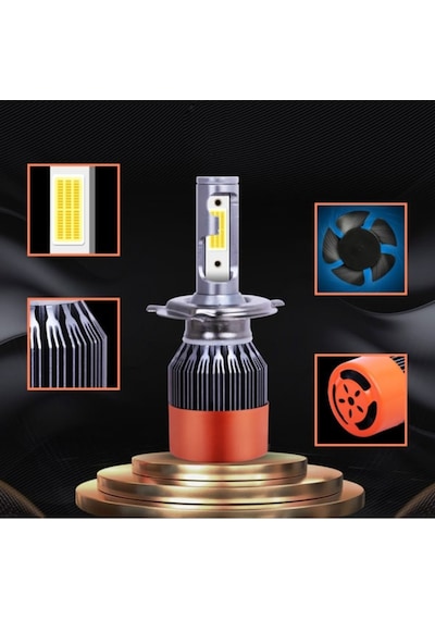 H27 Led Xenon Zenon Far 48 Watt 12 Volt 8000l 6000k Laam96cartex