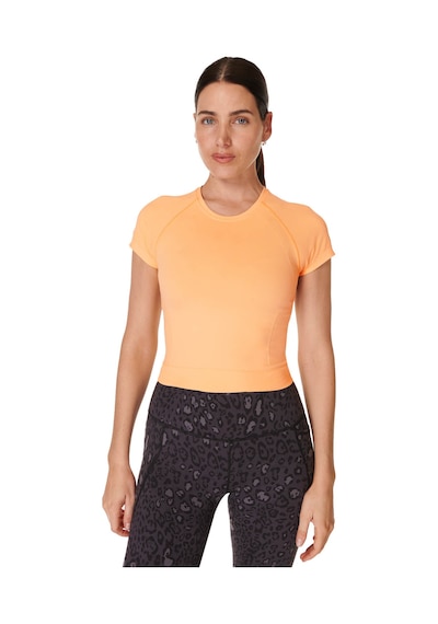 Sweaty Betty Sweaty Betty Athlete Crop Seamless Workout Kadın Turuncu Koşu Tank Top 28339 Turuncu