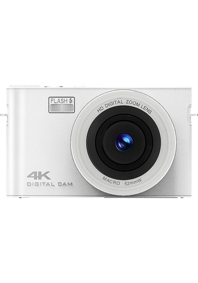 Hallow 4k Dijital Kamera Dijital Video Kamera 64mp 3 İnç Ips Beyaz