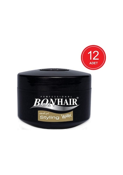Bonhair Profesyonel Styling Wax 12 x 140 ML