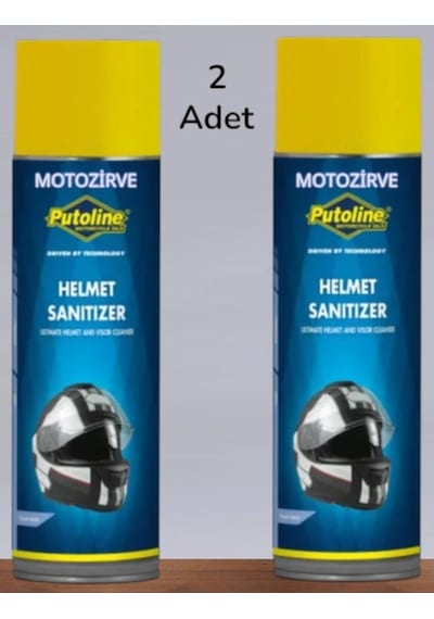 Putoline Helmet Sanitizer Kask Ve Vizör Temizleyici 500 Ml 2 Adet