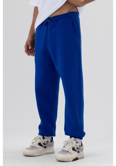 Vamos Basic Paça Lastikli Eşofman Alt Saks