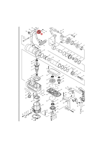 Makita HM1304B Topuz Vida Ürün Kodu 252633-9