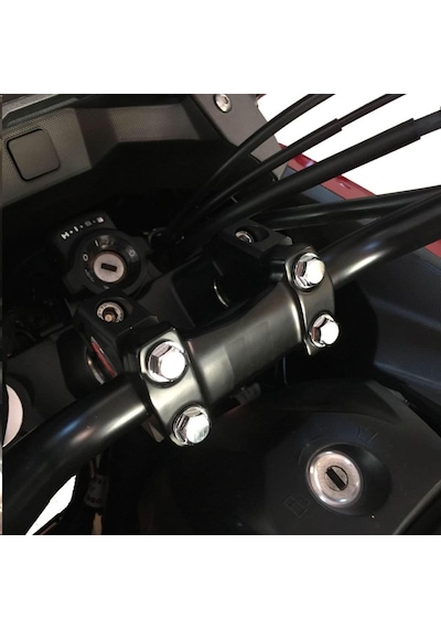 GP Kompozit Honda NC 700 X-S / NC 750 X-S 2012-2025 Uyumlu Gidon Yükseltme Siyah