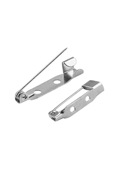 Metal Broş Iğnesi Yaka Iğnesi Alt Aparat 50 Li 3 Cm
