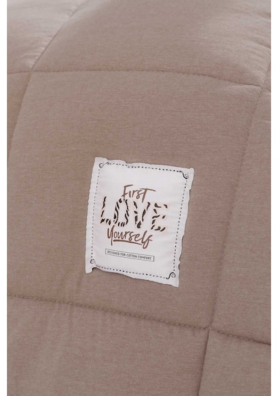 Karaca Home Motto Tek Kişilik Cotton Comfort Set Bej Bej