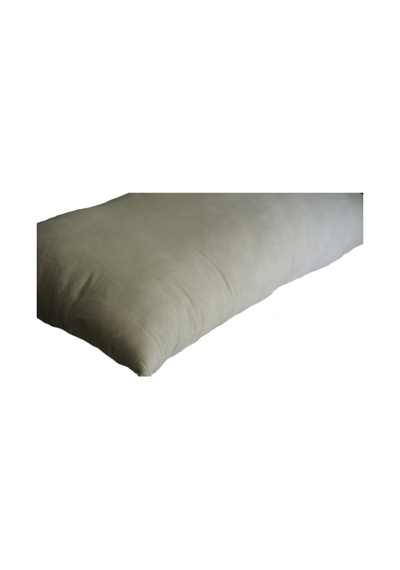 40x110cm Uzun, Yan Yatış, Hamilelere Özel Boncuk Silikonlu Yastık Beyaz