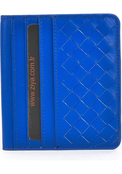Ziya, Hakiki Deri Kartlık 1539852z01 Saks Mavi 1539852z01 651 Saks Mavi