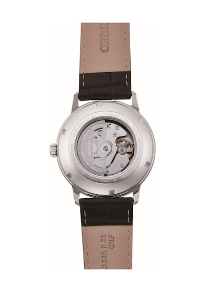 Orient Symphony Ra-ac0f12s30b Otomatik Deri Siyah Gri Kadran Safir Cam 42 Mm Erkek Kol Saati Gri