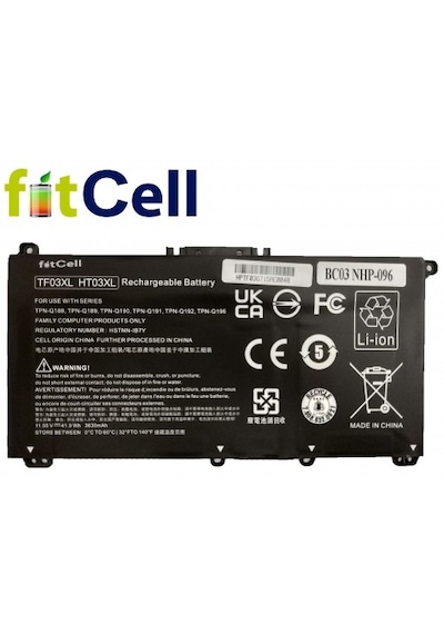 Fitcell Hp 14s-cf1070tx,hp 14s-cf1071tx,14s-cf1072tx Uyumlu Laptop Notebook Batarya Pil