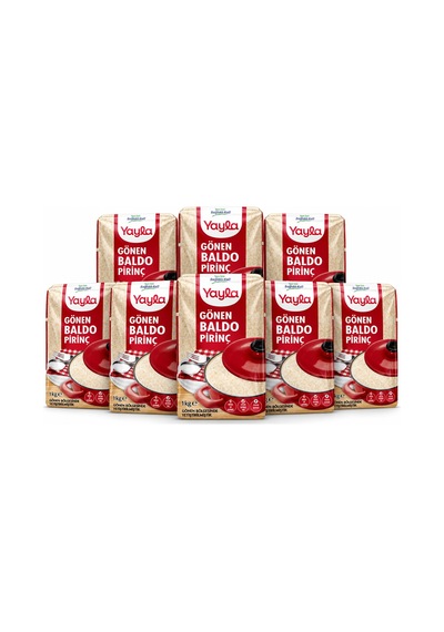 Yayla Bakliyat Gönen Baldo Pirinç 1 Kg X 8 Adet
