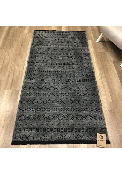 Hoom Rugs Prestij Eko 343 Antrasit Dekoratif Yıkanabilir Kilim