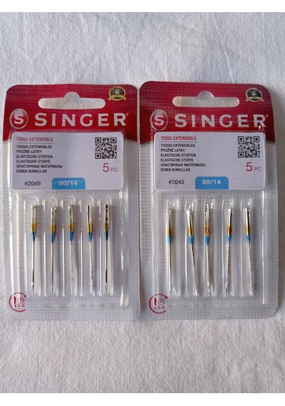 Singer 2 Peket 14 Numara Dikiş Makinesi İğnesi (Standart Dikiş)