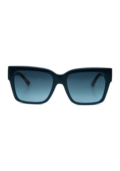 Lacoste L6033 001 55 Erkek Kare Füme Kemik Güneş Gözlüğü