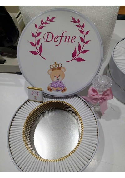 İsme Özel Hoşgeldin Bebek Çikolatası Çok Renkli 100 Adet