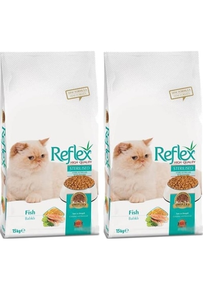 Reflex Somonlu Kısırlaştırılmış Kedi Maması 2 x 15 KG