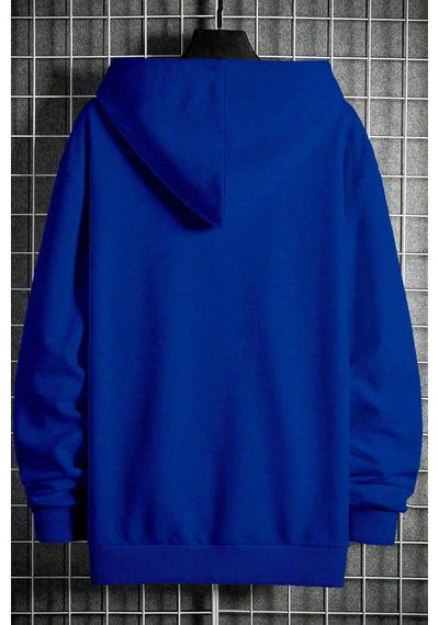 Dreamer Baskılı Oversize Sweatshirt Mavi