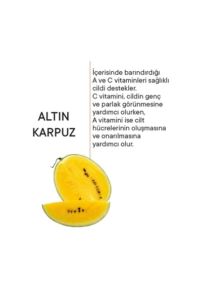 The Fıne Organıcs Minyatür Altın Karpuz Özlü Besleyici Ve Arındırıcı Batık Karşıtı Vücut Peelingi