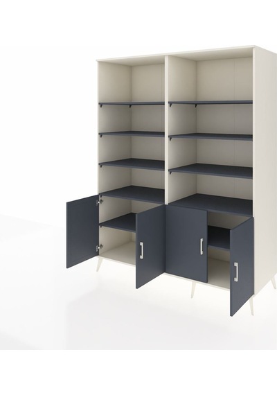 Kronos Gardrop 10 Raflı 4 Kapaklı 176x59x221 Aytaşı-antrasit Antrasit Kronos Gardrop 10 Raflı 4 Kapaklı 176x59x221 Aytaşı-antrasit Antrasit