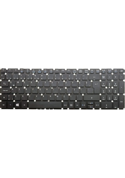 Notebook Klavye - Siyah-ışıksız - Acer Aspire 5 A515-51g-74wt Muadili İle Uyumlu