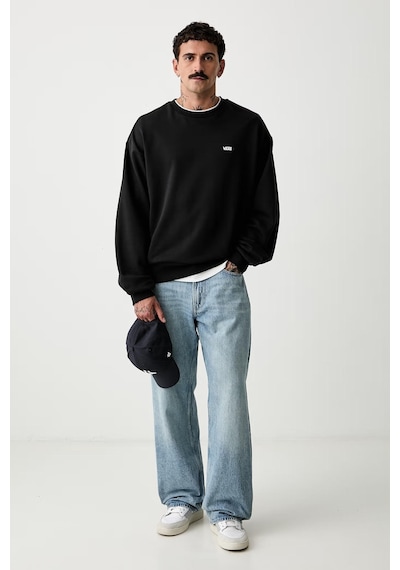 Vans Left Chest Erkek Sweatshirt C-van0010geblkblk Siyah