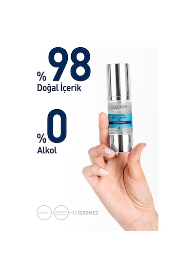 Celenes By Sweden Canlandırıcı  3'ü 1 Arada Serum 30 ML