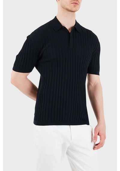 Emporio Armani Erkek Polo Yaka Kazak Em004389 Af23418 Ub118 Lacivert