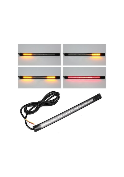 Motorsiklet İçin Sinyal Park Fren Esnek Flexible Şerit Led Lamba