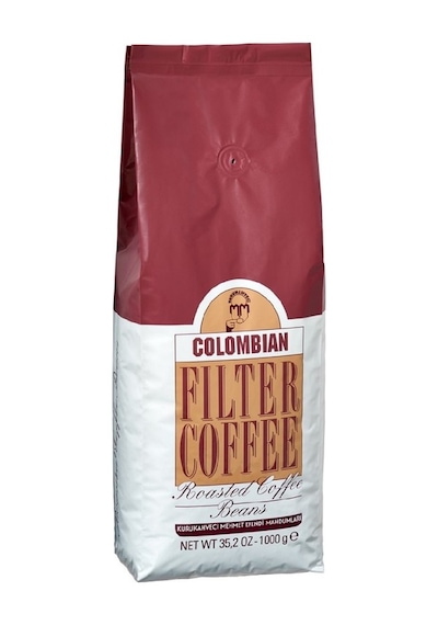 Kurukahveci Mehmet Efendi Colombian Çekirdek Filtre Kahve 1 KG
