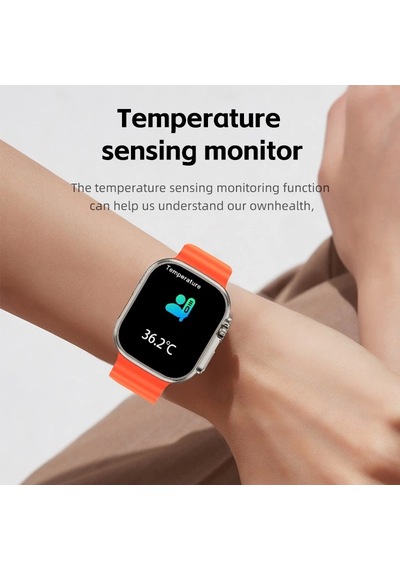Ws28 Ultra 49mm Siri Ateş Nabız Ölçer Akıllı Saat Lisinya