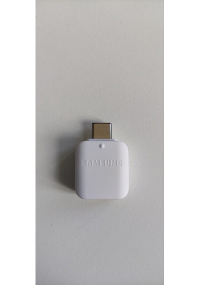 Samsung Uyumlu Typc-e To Usb Otg Dönüştürücü Beyaz Gh96-12489a