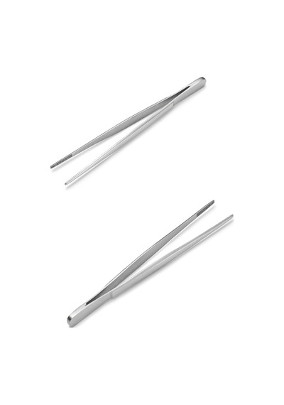 Penset 16 Cm Düz - Sivri Uçlu Nikel Kaplama
