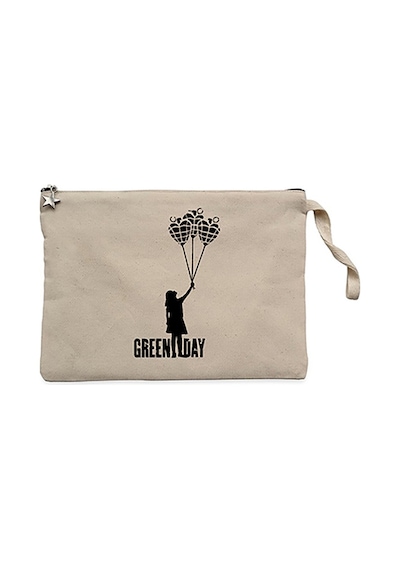 Green Day Girl Krem Clutch Astarlı Cüzdan / El Çantası Krem