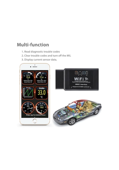 Elm327 Wifi V1.5 Ios Android Araç Arıza Tespit Cihazı Obd2