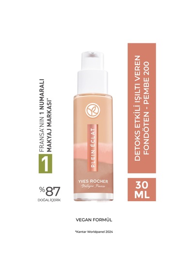 Yves Rocher Etkili Işıltı Veren Fondöten- Pembe 200-30 Ml-62060